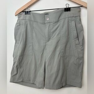 Athleta Gray Utility Shorts Women’s 10 Nylon Spandex Casual Hiking Everyday